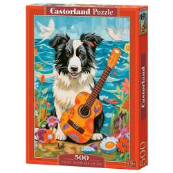 Puzzle 500 Collie, Guitar and the Sea CASTOR (GXP-936635) - 1