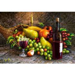 Puzzle 1000 Fruit and Wine CASTOR (GXP-729778) - 1