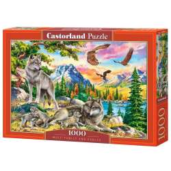 Puzzle 1000 Wolf Family and Eagles CASTOR (GXP-872314)