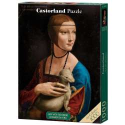 Puzzle 1000 elementów Dama z łasiczką Leonardo da Vinci Art Collection (GXP-916041) - 1