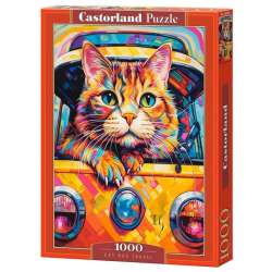 Puzzle 1000 elementów Cat Bus Travel (GXP-916019)