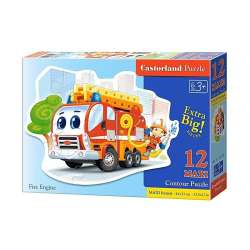 Puzzle 12 maxi Fire Engine CASTOR (120109)