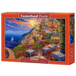 Puzzle 1500 elementów Romantyczny wieczór w Positano Włochy (GXP-916022)