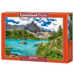 Puzzle 2000 Lake Sorapis, Alps, Italy CASTOR