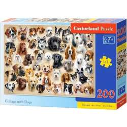 Puzzle 200 Collage with Dogs CASTOR - 1