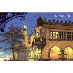 Puzzlowa kartka pocztowa The Old Town, Cracow - 1