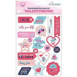 Naklejki samoprzylepne Walentynki