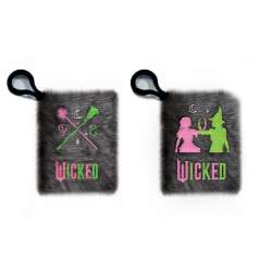 Notes 7x9cm pluszowy z zawieszką Wicked mix