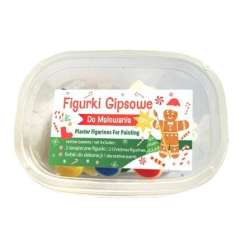 Figurki gipsowe do malowania Świąteczne