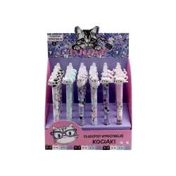 Długopis ozdobny wymazywalny kociaki (24szt)