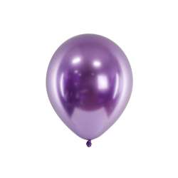Balony Glossy fiolet 12cm 50szt - 1