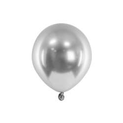 Balony Glossy 12cm 50szt srebrny