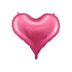 Balon foliowy Serce 75x64,5 cm różowy - 1