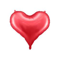 Balon foliowy Serce 75x64,5cm czerwony