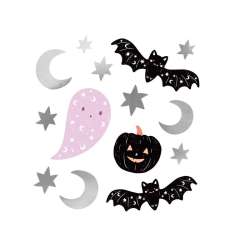 Naklejki na ścianę Halloween 4szt