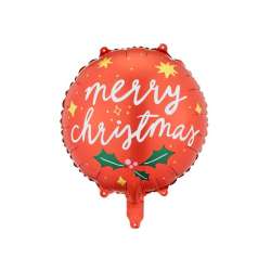 Balon foliowy Merry Christmas 45cm MIX