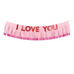 Baner I Love You 150x30cm - 1