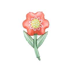 Balon foliowy Kwiatek 53x96cm - 1