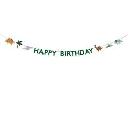 Baner Happy Birthday Dino 3m - 1