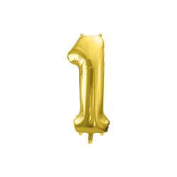 Balon foliowy 1 jasny złoty 72cm