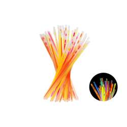 Pałeczki fluorescencyjne 20cm 100szt mix
