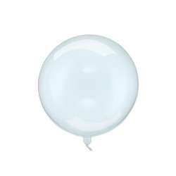 Balon Kula transparentny niebieski 40cm - 1