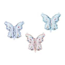 Balony foliowe do girland Motyle mix 19x23cm 3szt