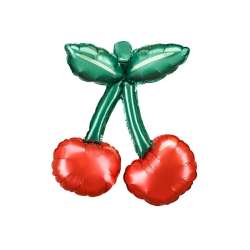 Balony foliowe do girland Wisienki 28x31cm 3szt - 1
