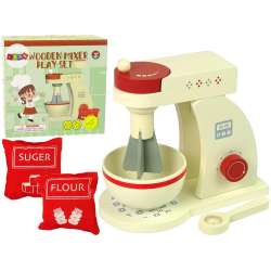Drewniany robot kuchenny mikser z akcesoriami - 1