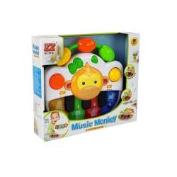 Pianinko z małpką dla malucha Lean Toys (6861) - 1