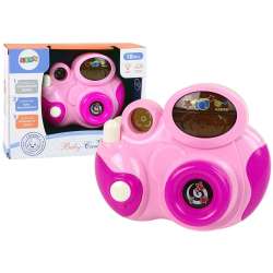 Interaktywny aparat fotograficzny dla malucha różowy Lean Toys (12065)