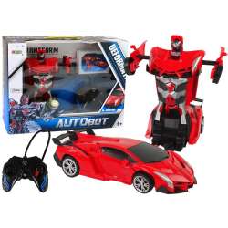 Robot Transformer R/C 2w1 czerwony - 1