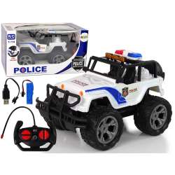 Jeep policyjny zdalnie sterowany 1:14