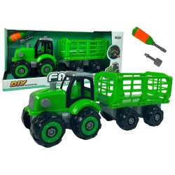 Traktor do rozkręcania zielony - 1