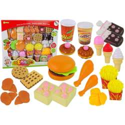 Zestaw Artykułów Spożywczych Sklep Słodycze Fast Food Lody Lean Toys (12174) - 1
