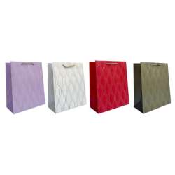 Torebka ozdobna prezentowa 4wz 18x23x10cm JP-RC 360C mix cena za 1 szt (JP RC 360C)