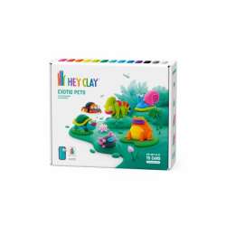 Hey Clay Masa plastyczna Egzotyczne zwierzęta 15 puszek 15025CEE (HCL 15025CEE) - 1