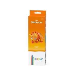 Hey Clay Masa plastyczna Dinozaury Triceratops 3-pak 3 puszki 30071CEE3 (HCL 30071CEE3)