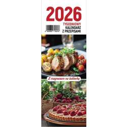 Kalendarz 2026 na lodówkę tygodniowy z przepisami