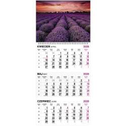 Kalendarz 2026 trójdzielny na spirali MIX