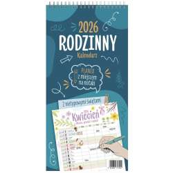 Kalendarz 2026 ścienny notatnikowy planer rodzinny