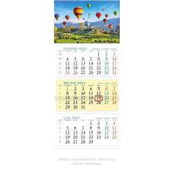 Kalendarz 2024 Trójdzielny Balony