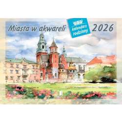 Kalendarz 2026 rodzinny Miasta w akwareli - 1