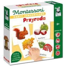 Montessori. Karty sensoryczne Przyroda 3+