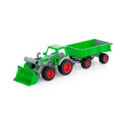 Wader-Polesie 8817 Farmer technic traktor+ładowarka z przyczepą w siatce (8817 POLESIE) - 1