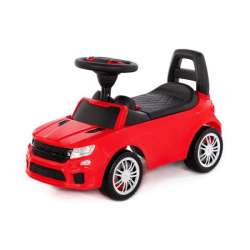 Polesie 84590 Samochód-jeździk "SuperCar" Nr6 z sygnałem dźwiękowym (czerwony) jeździdełko auto pojazd (84590 POLESIE) - 1