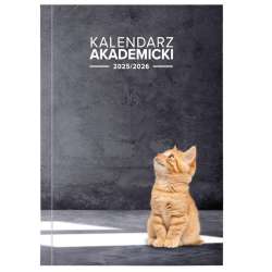 Kalendarz akademicki 2025/2026 A5 tyg. PCV Kot