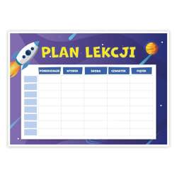 Plan lekcji A4 kosmiczny 10szt - 1