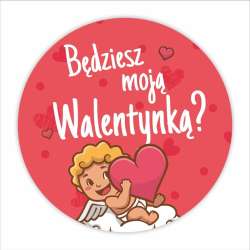 Naklejki walentynkowe - Będziesz moją... 24szt - 1