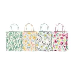 Torba prezentowa 21x25 pastelowe kwiaty mix - 1